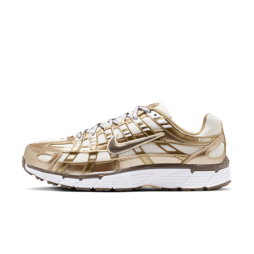 Nike P-6000 Metallic Gold women's running shoes