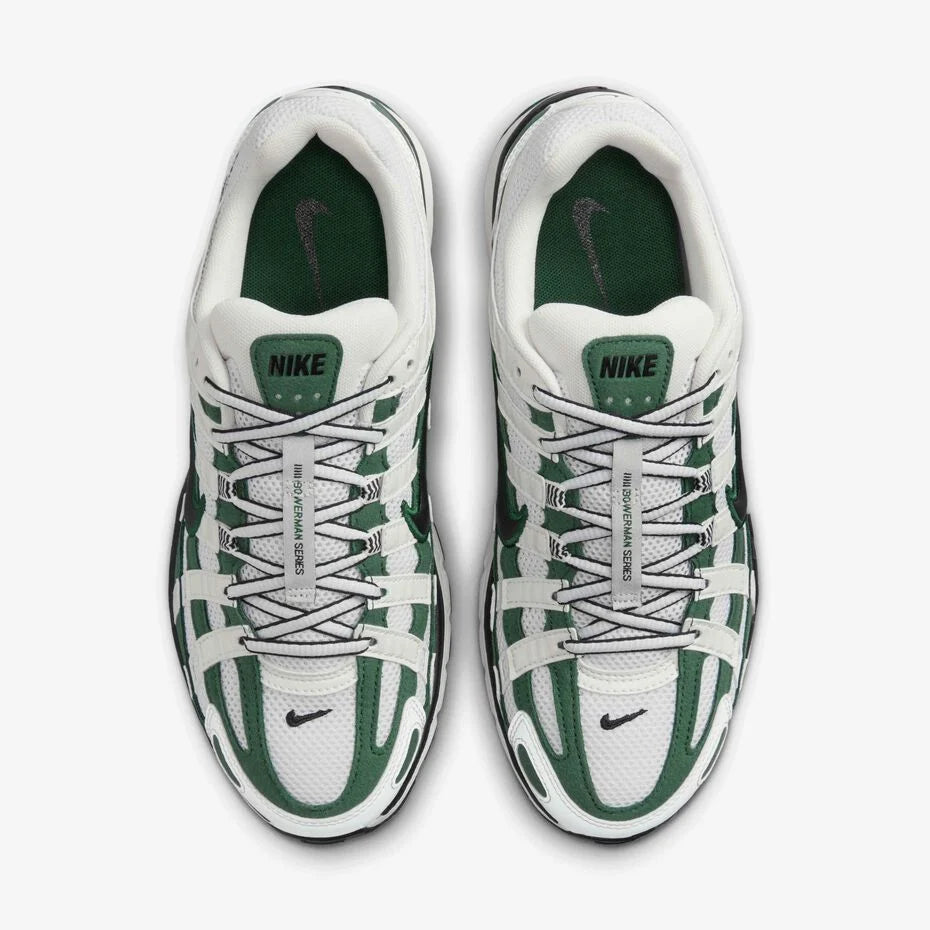 Nike P-6000 Summit White Green sneakers top view