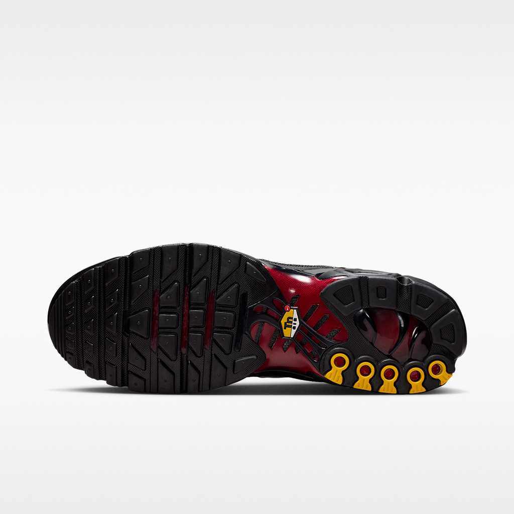 Nike Air Max Plus Tough Red — outsole view