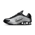 Nike Shox R4 in Metallic Silver and Black