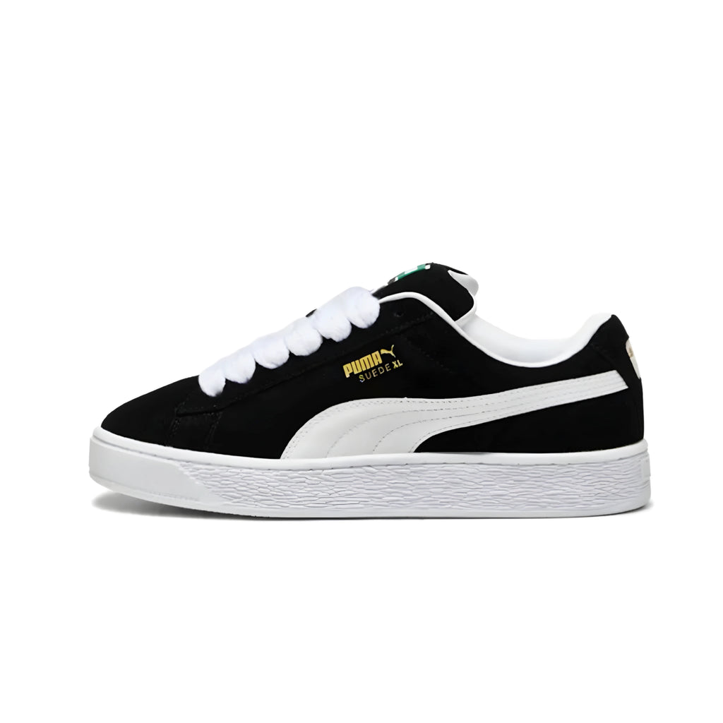 PUMA Suede XL 'Black & White' (Thick Laces)