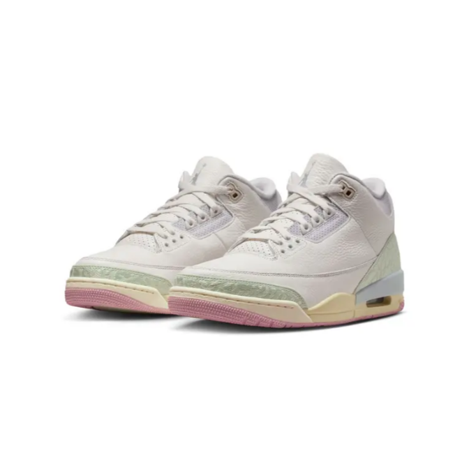 Air Jordan 3 Retro Sail and Jade Aura