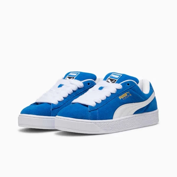 PUMA Suede XL 'Blue & White' (Thick Laces)