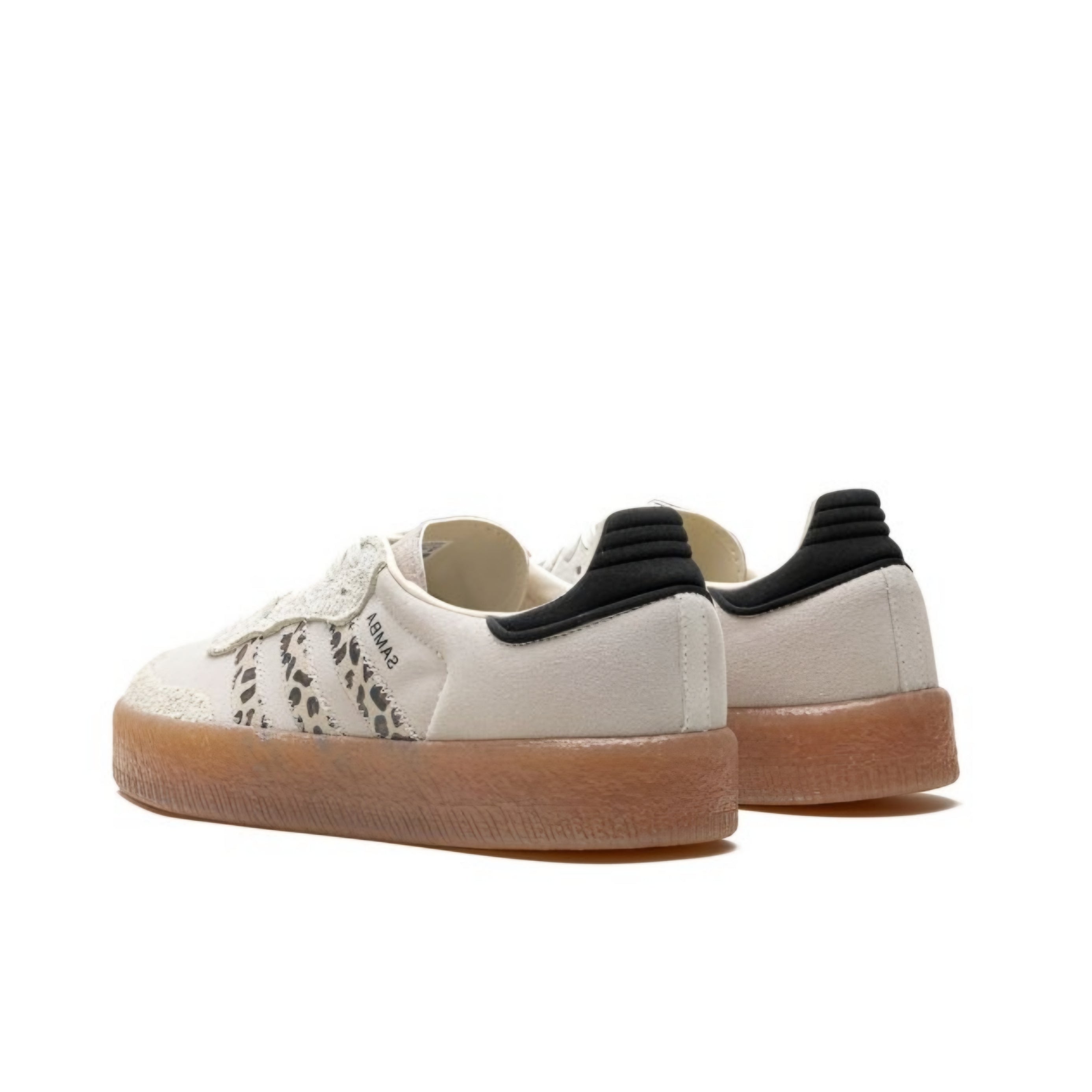 adidas Originals Sambae Women's "Leopard Off White / Cream Suede"