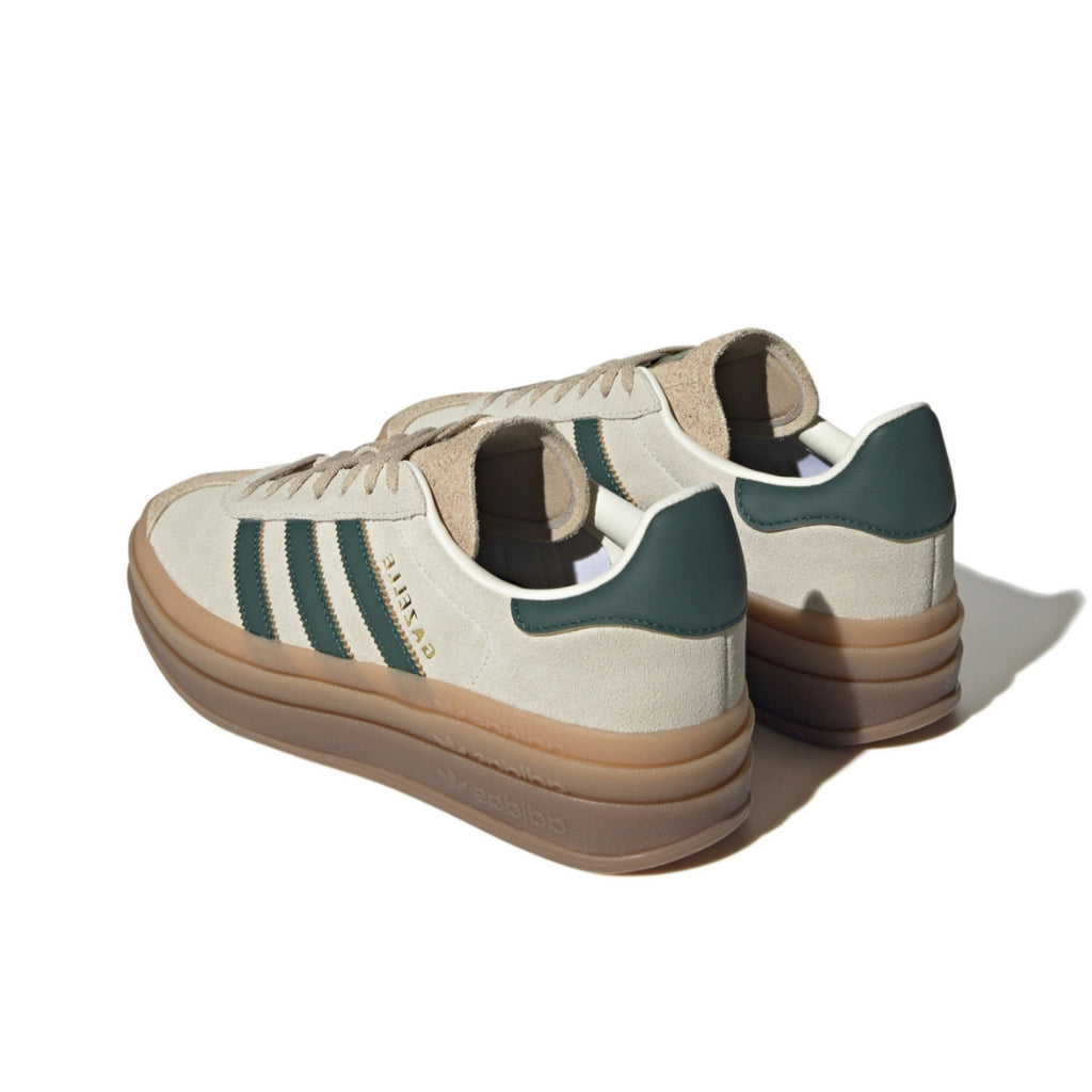 Adidas Originals Gazelle Bold Women's 'Magic Beige & Collegiate Green'