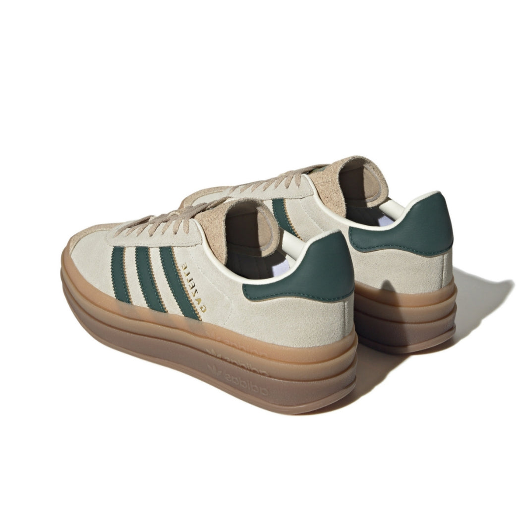 Adidas Originals Gazelle Bold Women's 'Magic Beige & Collegiate Green'