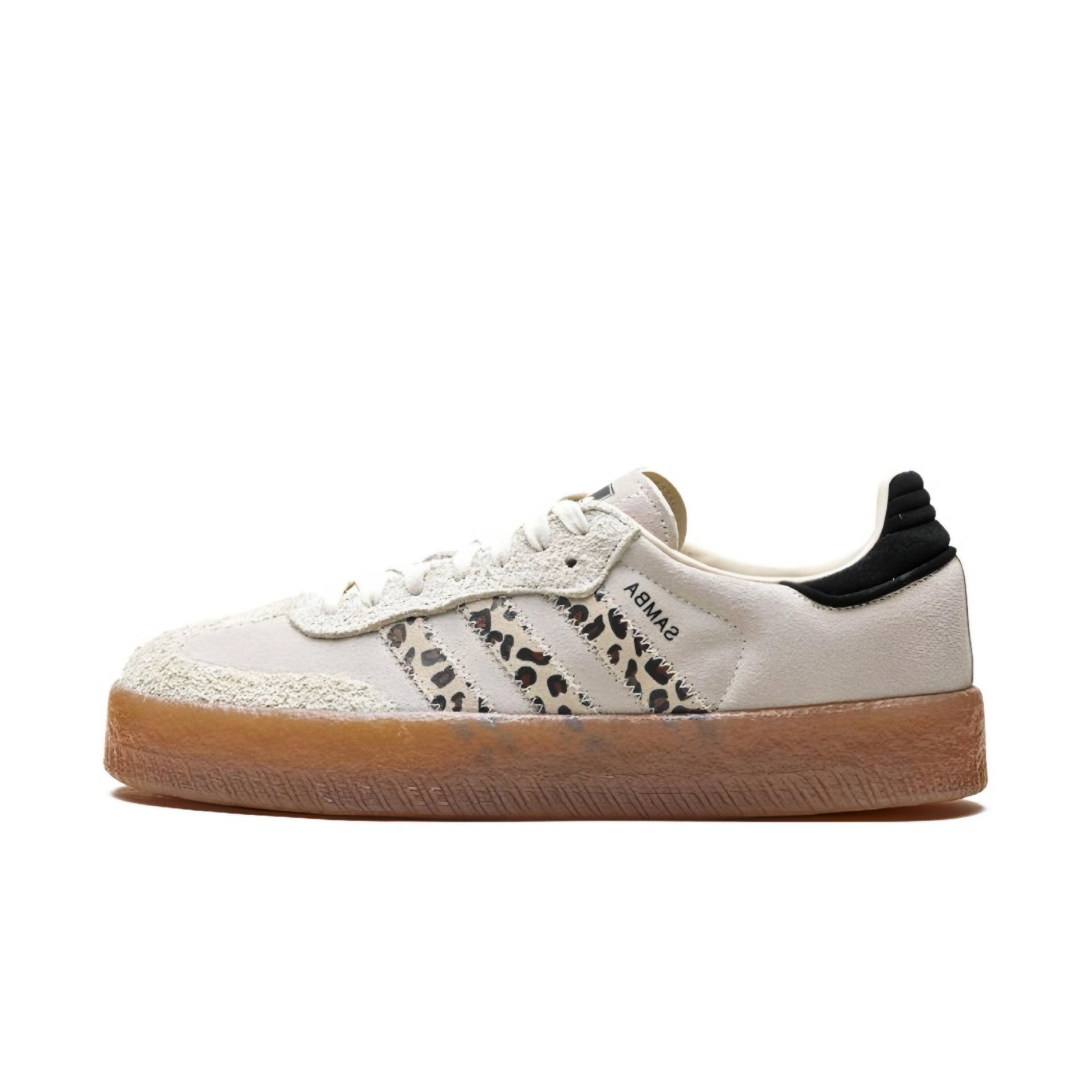adidas Originals Sambae Women's "Leopard Off White / Cream Suede"