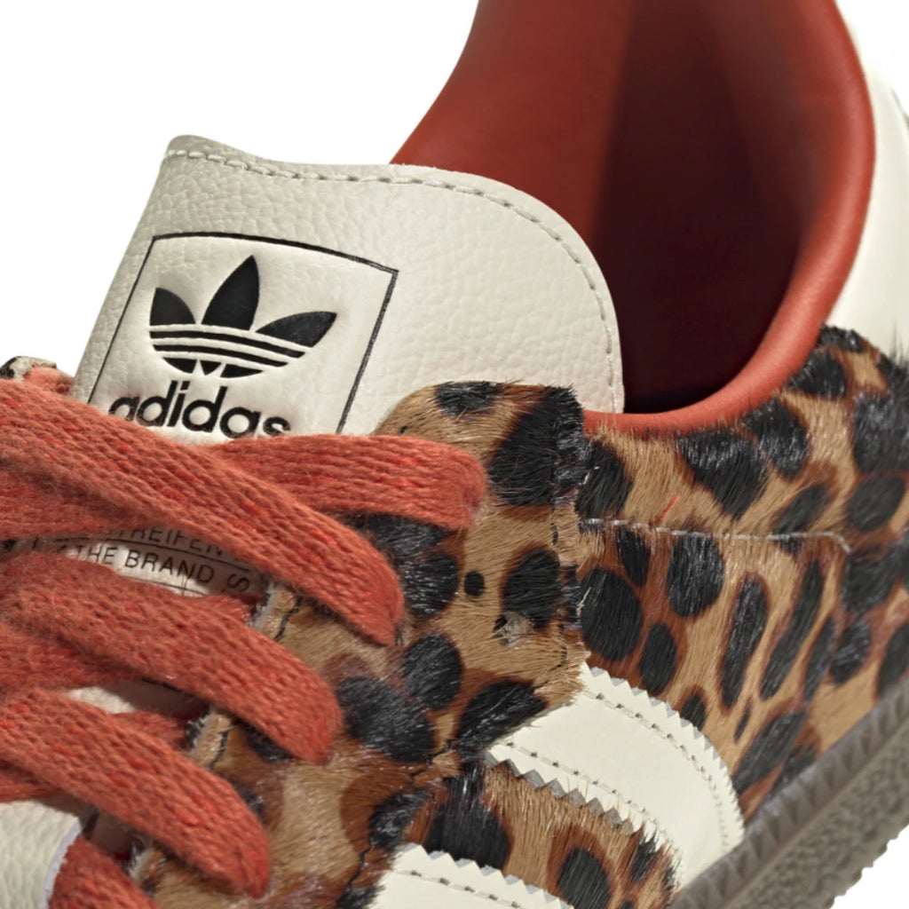 Adidas Samba 'Leopard Print / Preloved Red'