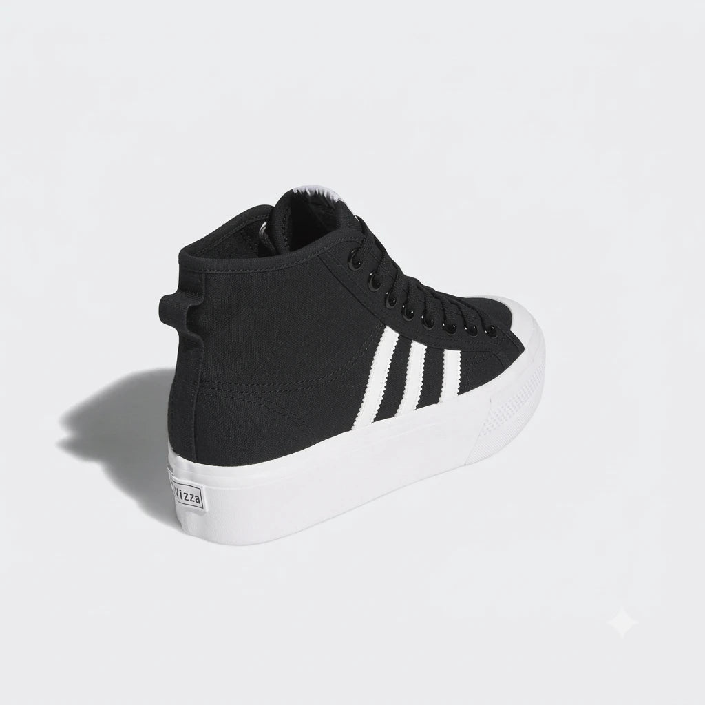 Adidas Nizza Platform High 'Black & White'