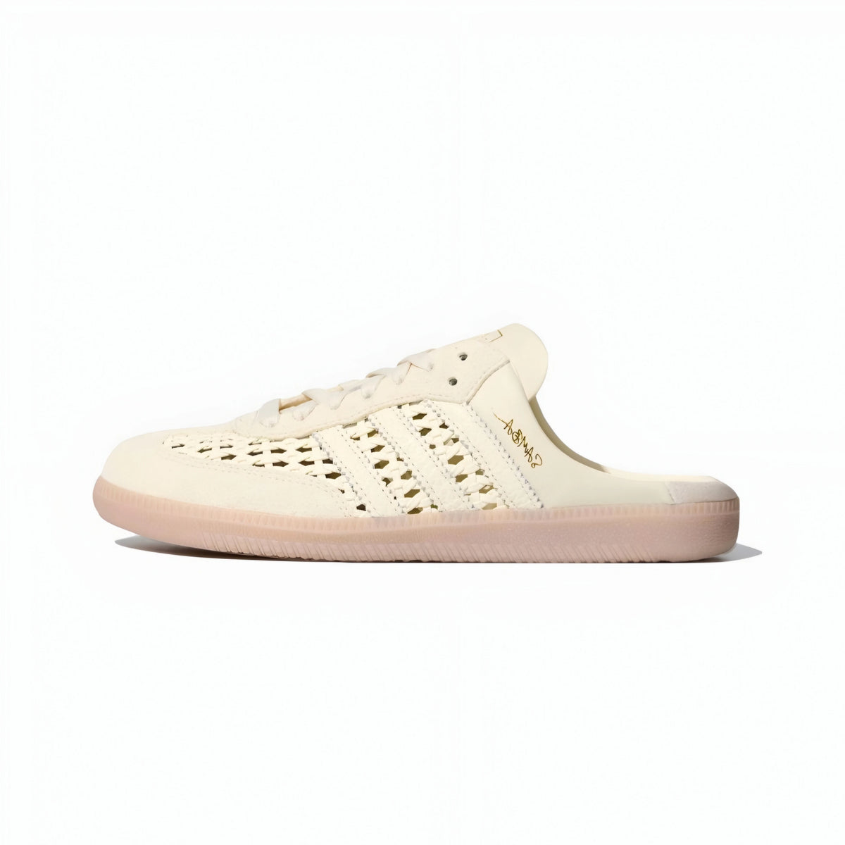 Adidas Samba Mule Woven Basketweave Cream White