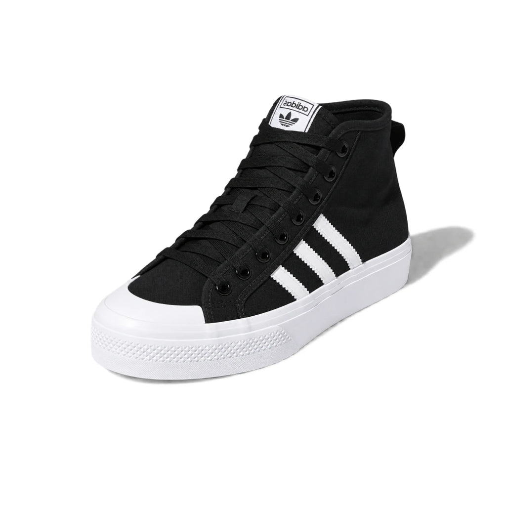Adidas Nizza Platform High 'Black & White'