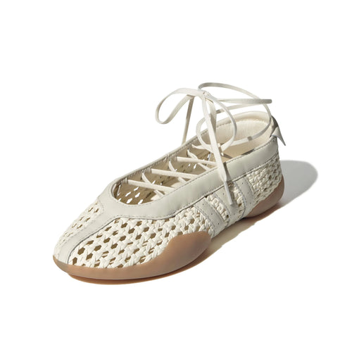 adidas Originals Taekwondo Mei Ballet 'Beige' flats