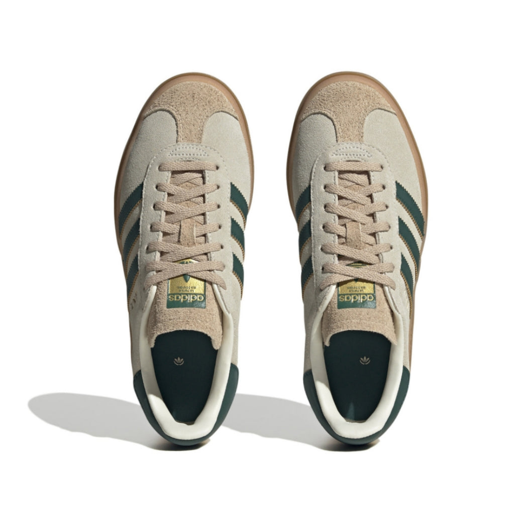 Adidas Originals Gazelle Bold Women's 'Magic Beige & Collegiate Green'
