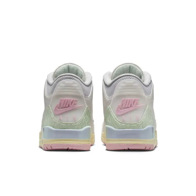 Air Jordan 3 Retro Sail and Jade Aura